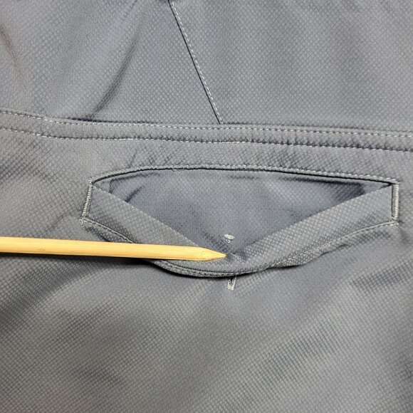 Johnnie-O Shorts Mens 38 Blue Prep-Formance Chino Pocket Stretch Distressed - Picture 7 of 14